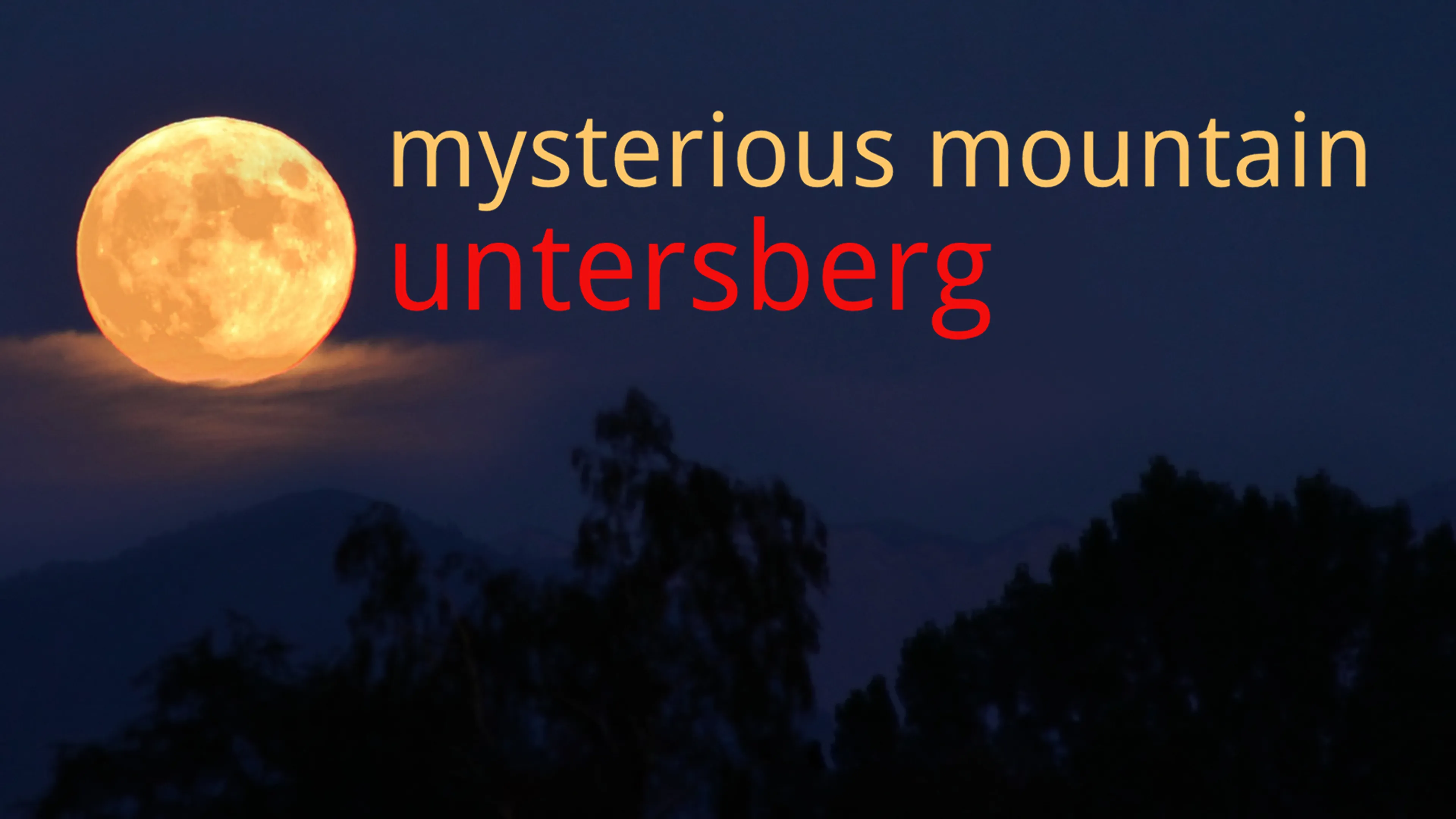Mysterious Mountain Untersberg poster